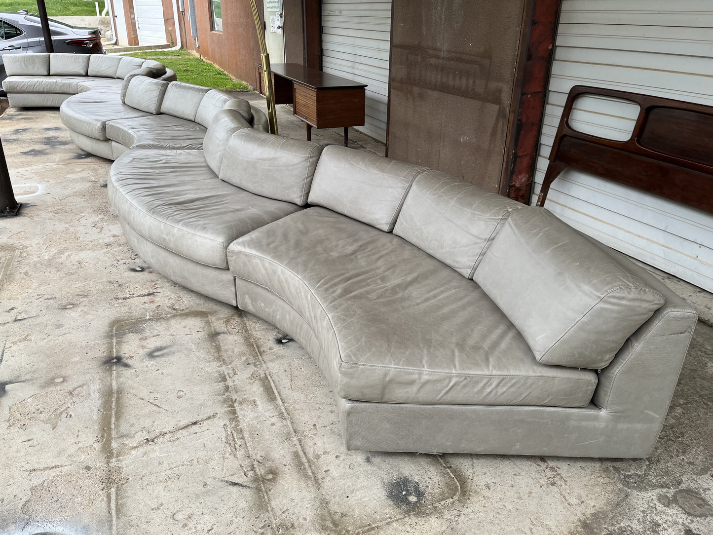 Adrian Pearsall design sofa by Restoration Hardware