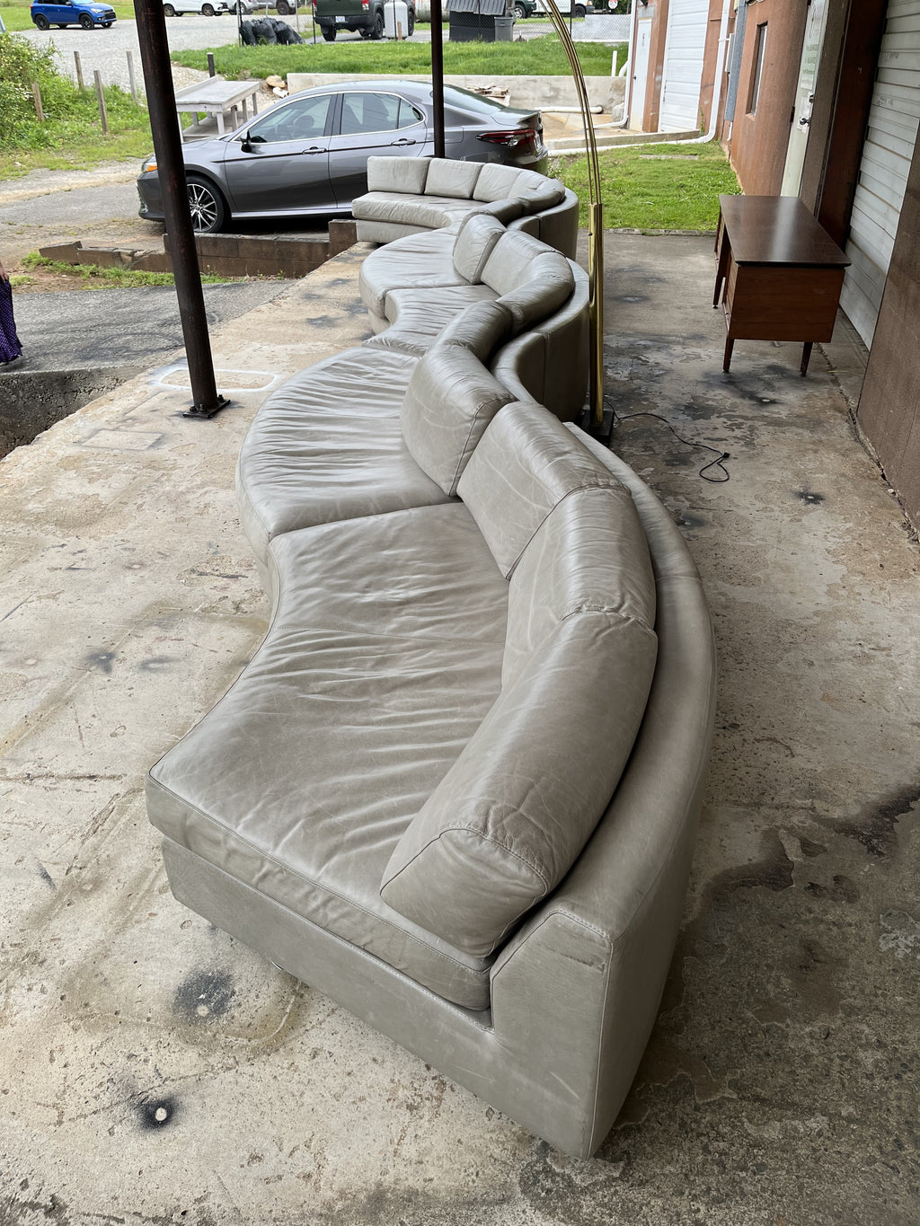 Adrian Pearsall design sofa by Restoration Hardware
