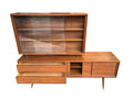 Vintage Custom Made 2-piece Credenza and Hutch